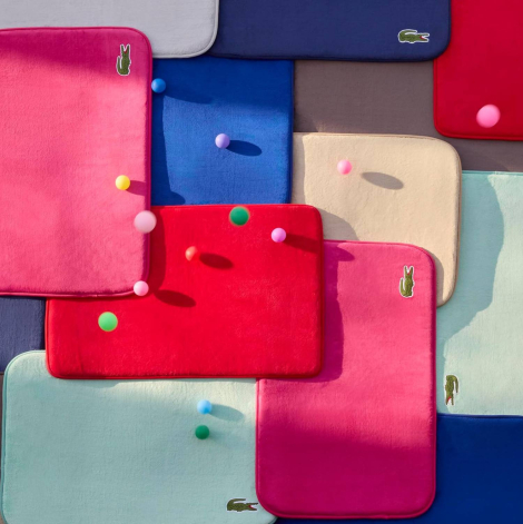 Коврик для ванной с эффектом памяти Lacoste 1159855417 (Бирюзовый One size)