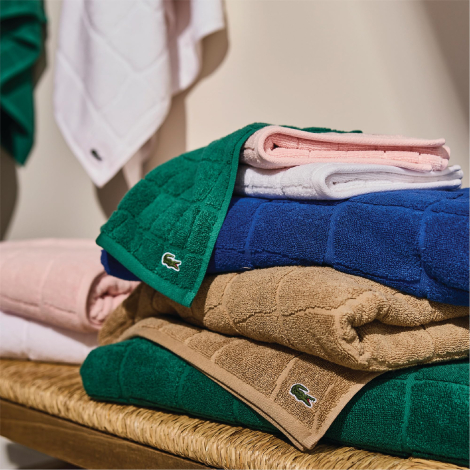 Банное полотенце Lacoste 1159856104 (Зеленый One size)