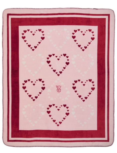 Плед Victoria's Secret покривало 1159857710 (Рожевий One size)