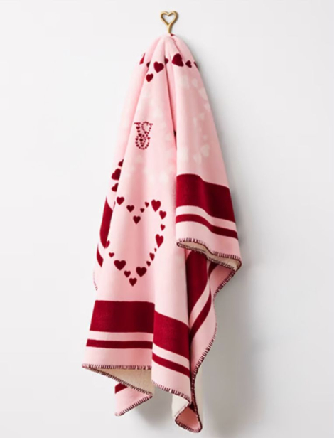 Плед Victoria's Secret покривало 1159857710 (Рожевий One size)