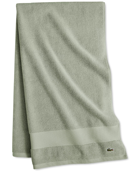 Банное полотенце Lacoste из антимикробного хлопка Supima 1159862987 (Зеленый One size)