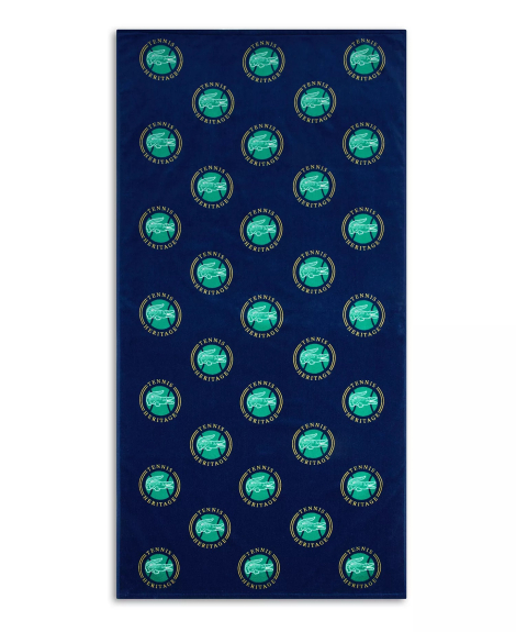 Пляжное полотенце Lacoste 1159863295 (Синий One size)