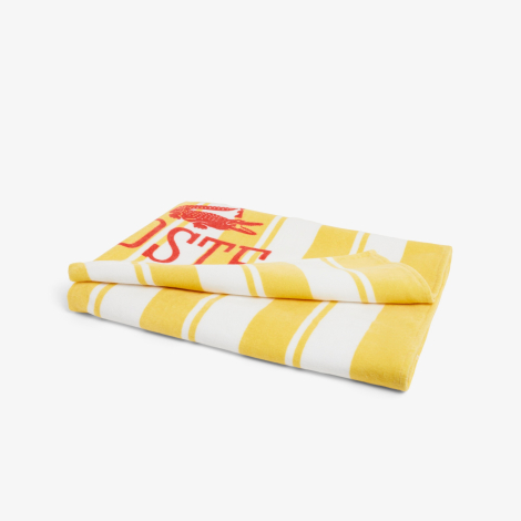 Пляжное полотенце Lacoste с принтом 1159864732 (Желтый One size)