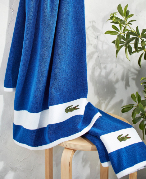 Комплект полотенец Lacoste Heritage Towels набор из 6 шт 1159865038 (Синий One size)