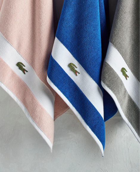 Комплект полотенец Lacoste Heritage Towels набор из 6 шт 1159865038 (Синий One size)
