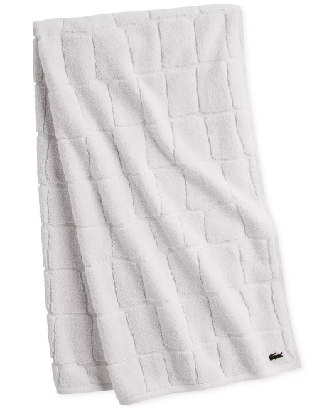 Банное полотенце Lacoste 1159865057 (Белый One size)