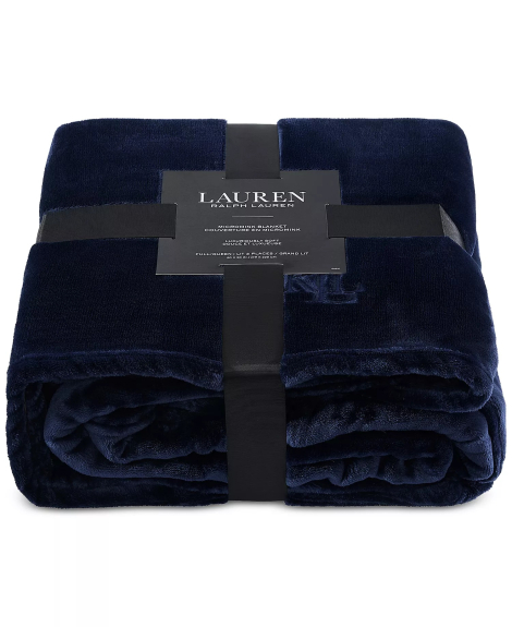 Плед Ralph Lauren покривало King 1161272557 (Синій One size)