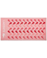Пляжное полотенце Lacoste Home Sandbar Logo Croc Cotton Beach Towel 1159808877 (Розовый, One size)