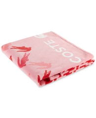 Пляжное полотенце Lacoste Home Sandbar Logo Croc Cotton Beach Towel 1159808877 (Розовый, One size)