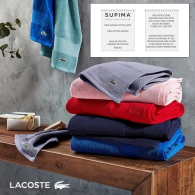 Банное полотенце Lacoste из антимикробного хлопка Supima 1159820085 (Синий One size)