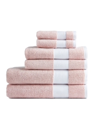 Комплект полотенец Lacoste Heritage Towels набор из 6 шт 1159820547 (Розовый One size)