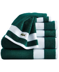 Комплект полотенец Lacoste Home Heritage Sport Stripe Logo набор из 6 шт 1159827821 (Зеленый One size)