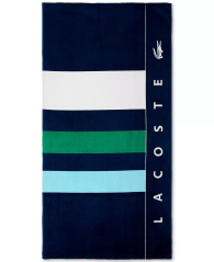 Пляжное полотенце Lacoste 1159840013 (Синий One size)