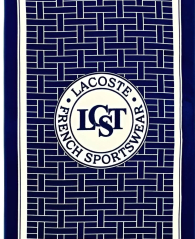 Пляжное полотенце Lacoste 1159840021 (Синий One size)