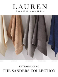 Банное полотенце Sanders Ralph Lauren 1159840582 (Синий One size)