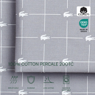 Комплект постільної білизни Lacoste 1159841040 (Сірий Twin)