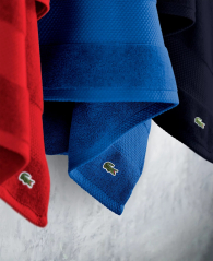 Комплект полотенец Lacoste Heritage Anti-Microbial Supima Cotton набор из 6 шт 1159842431 (Синий One size)