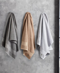 Комплект рушників Lacoste Heritage Anti-Microbial Supima Cotton набір з 6 шт 1159851517 (Сірий One size)