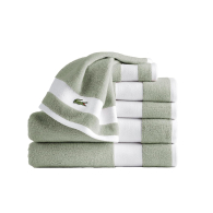 Комплект рушників Lacoste Home Heritage Sport Stripe Logo набір з 6 шт 1159851565 (Зелений One size)