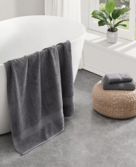 Банний рушник Tommy Hilfiger Modern American 1159851958 (Сірий One size)