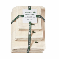 Комплект рушників Lacoste Heritage Anti-Microbial Supima Cotton набір з 6 шт 1159852036 (Молочний One size)