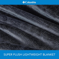 Плюшевий плед Columbia 1159852927 (Чорний One size)
