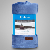Плюшевий плед Columbia 1159852928 (Синій One size)