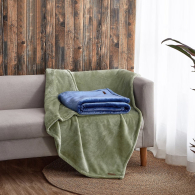 Плюшевий плед Columbia 1159852928 (Синій One size)