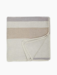 Плед Guess покривало в смужку 1159853041 (Сірий One size)