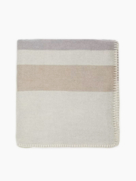 Плед Guess покривало в смужку 1159853041 (Сірий One size)