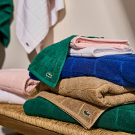 Банное полотенце Lacoste 1159853775 (Бежевый One size)