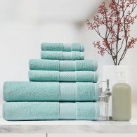 Комплект рушників Lacoste Heritage Anti-Microbial Supima Cotton набір з 6 шт. 1159854072 (Зелений One size)