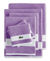 Комплект рушників Lacoste Home Heritage Sport Stripe Logo набір з 6 шт 1159854237 (Бэзовий One size)