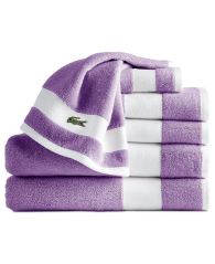 Комплект рушників Lacoste Home Heritage Sport Stripe Logo набір з 6 шт 1159854237 (Бэзовий One size)