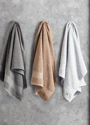 Рушник банний Lacoste з антимікробної бавовни Supima 1159854600 (Білий One size)