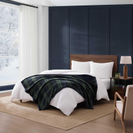 Плед Tommy Hilfiger покривало 1159857226 (Синій/Зелений One size)