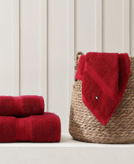 Комплект полотенец Tommy Hilfiger Modern American 1159860400 (Красный One size)