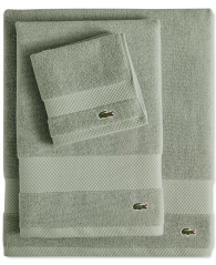 Банное полотенце Lacoste из антимикробного хлопка Supima 1159862987 (Зеленый One size)