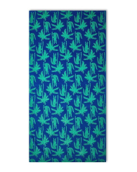 Пляжное полотенце Lacoste 1159863284 (Синий/Зеленый One size)