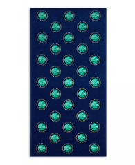 Пляжное полотенце Lacoste 1159863295 (Синий One size)