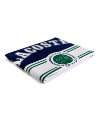 Пляжний рушник Lacoste з принтом 1159864736 (Синій One size)