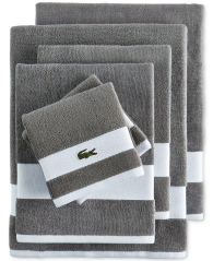 Комплект рушників Lacoste Heritage Towels набір з 6 шт 1159865044 (Сірий One size)