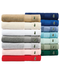 Рушник банний Lacoste з антимікробної бавовни Supima 1159865048 (Рожевий One size)