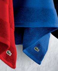Ланний рушник Lacoste з антимікробної бавовни Supima 1159865053 (Червоний One size)