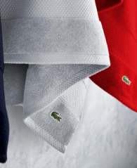 Ланний рушник Lacoste з антимікробної бавовни Supima 1159865053 (Червоний One size)