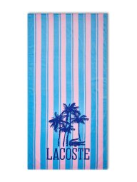 Пляжное полотенце Lacoste Home Palm Trees Cotton Beach Towel 1161391700 (Розовый/Голубой One size)