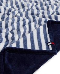 Плед Tommy Hilfiger покривало 1162720408 (Синій/Білий One size)