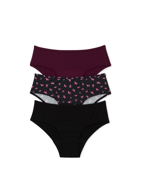 Набор трусиков хипхаггеров для менструации Victoria's Secret PINK 1161786778 (Разные цвета L)