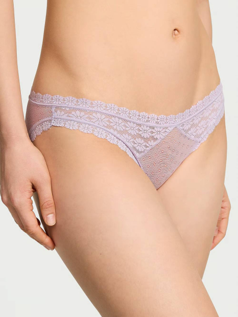 Кружевные трусики бикини Victoria's Secret 1159838385 (Сиреневый XL)