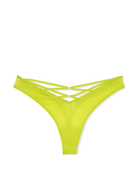 Женские трусики тонг Victoria's Secret с ремешками 1159838946 (Зеленый XL)